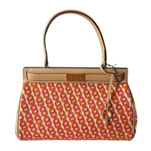 TORY BURCH LEE RADZIWILL FIL COUPLE SMALL SATCHEL